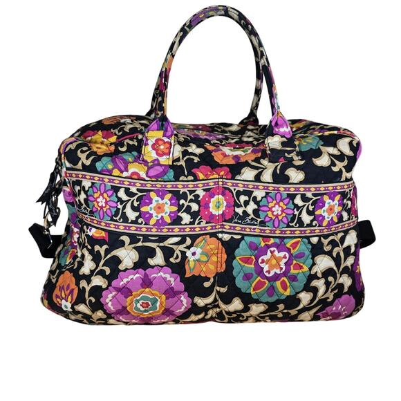 Vera Bradley Suzani Duffle Weekender Bag
17x13x9 Shoulder Strap Top Handles - Picture 2 of 5